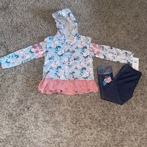 Two piece floral set